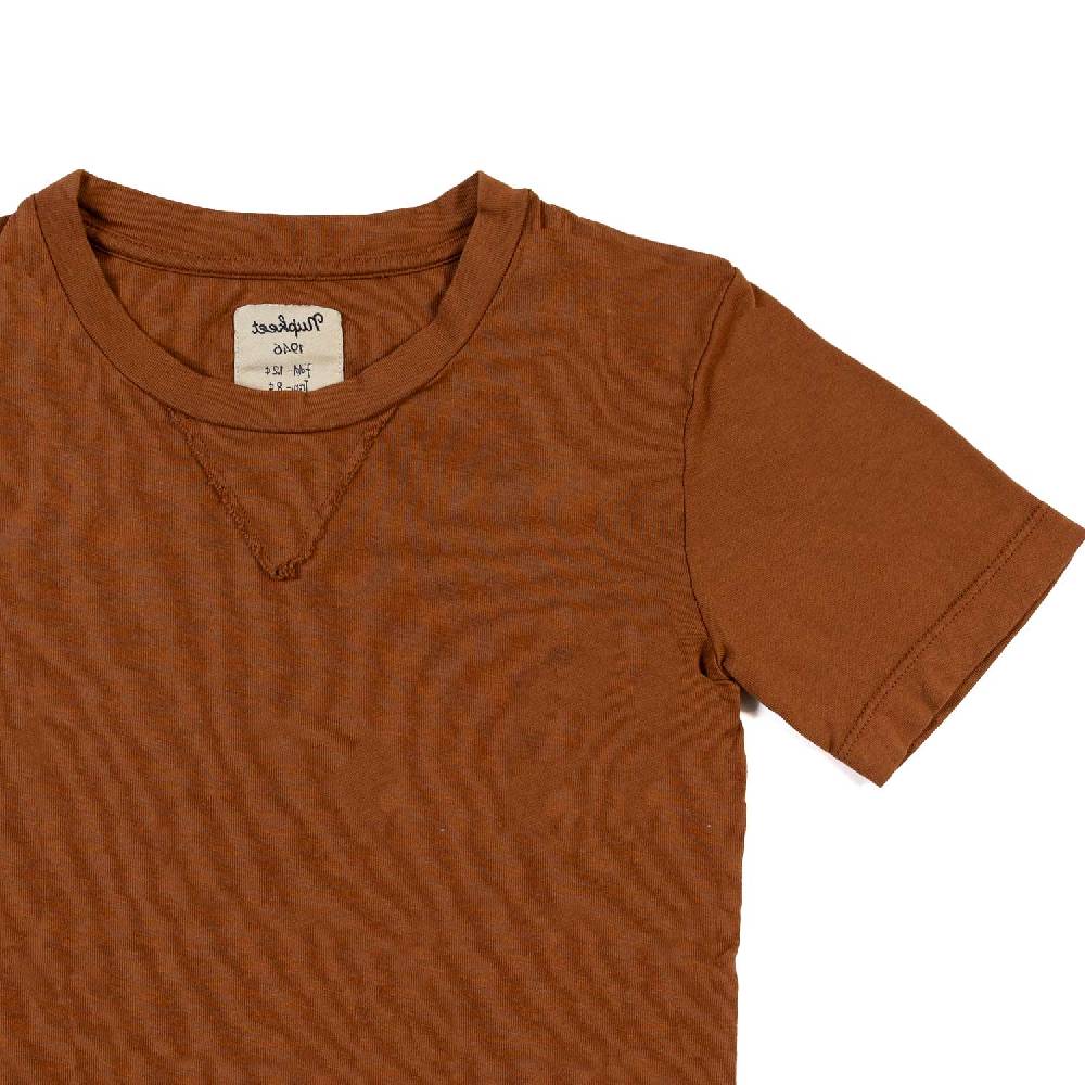 Nupkeet T-shirt marrone cacao Cortina In Linea
