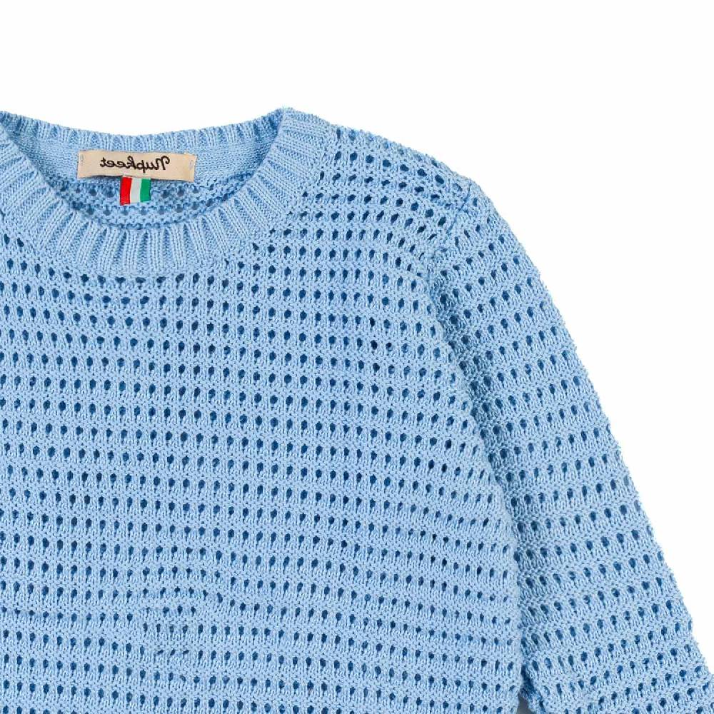 Nupkeet Pullover tricot azzurro cielo Pistoia Vendita