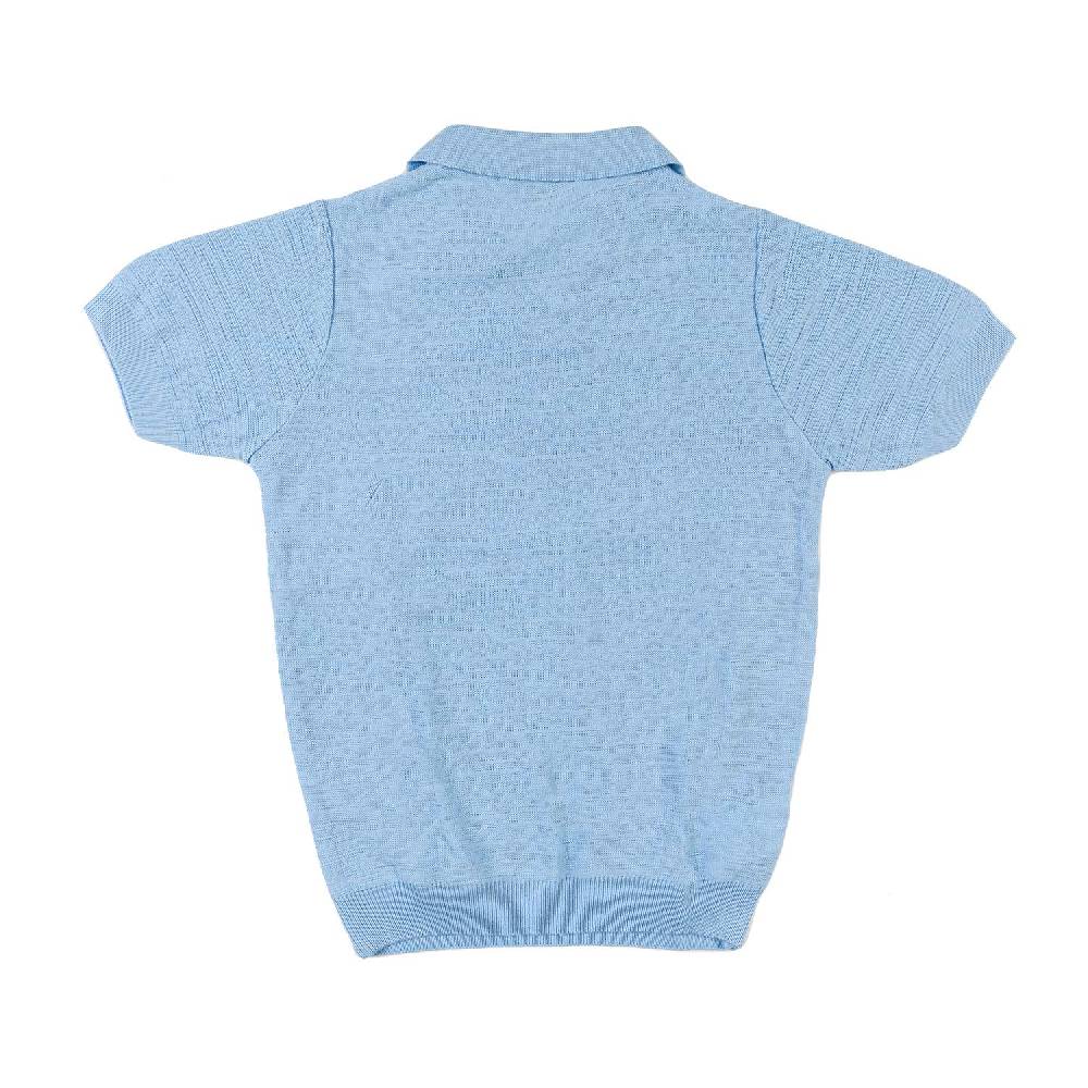 Nupkeet Polo tricot azzurro cielo Taranto Soddisfazione Garantita