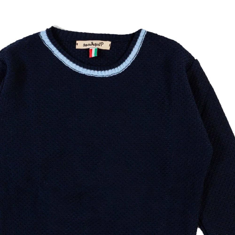 Nupkeet Pullover blu navy e celeste Lecce Acquista Ora