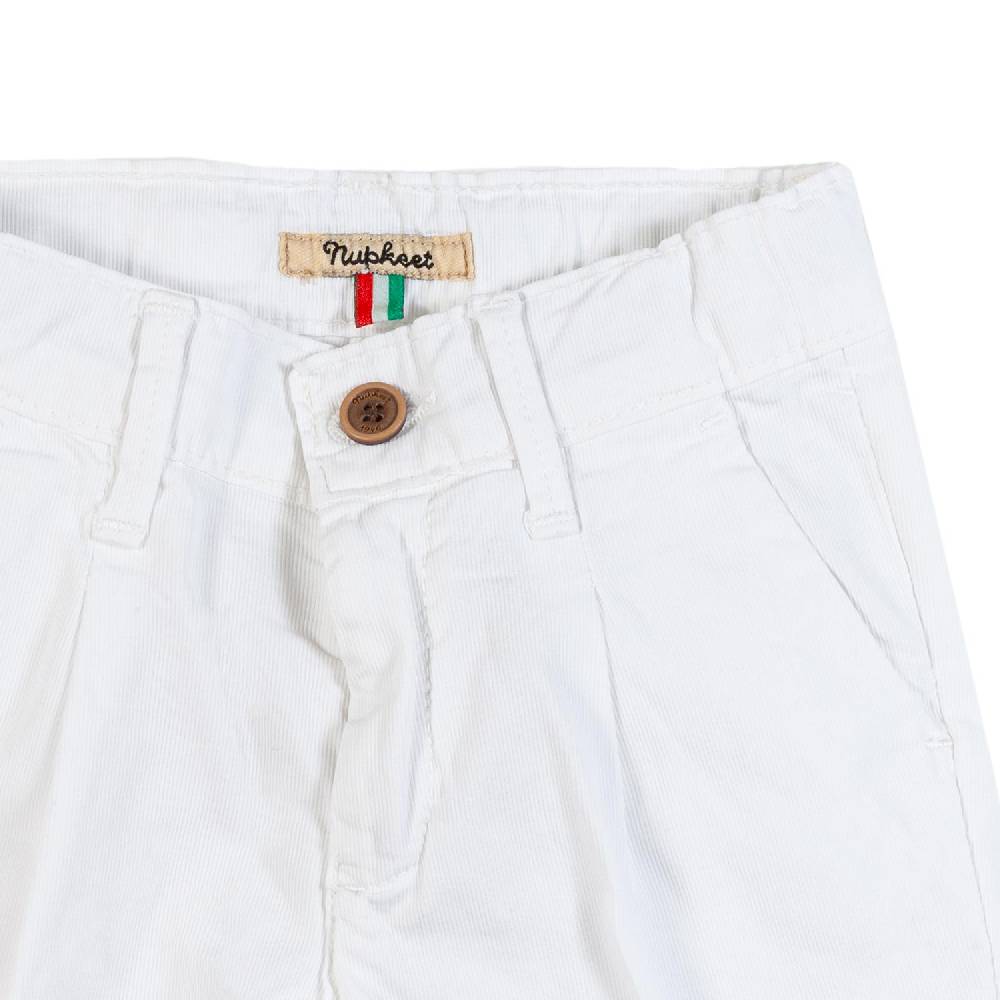 Nupkeet Bermuda ottoman bianco Genova Saldi Di Fabbrica