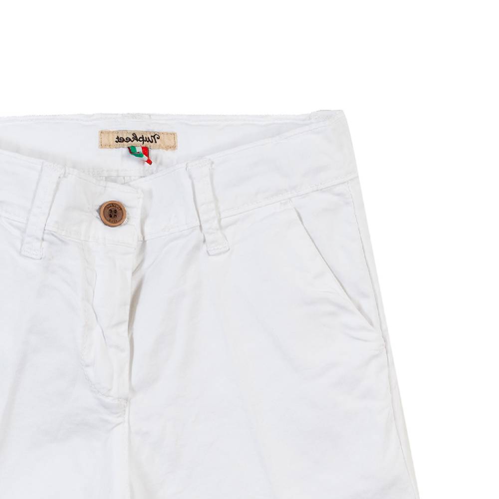 Nupkeet Bermuda raso bianco Pomezia Moda