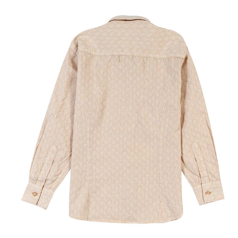 Nupkeet Camicia nocciola Palermo fantasia kashmir Consegna Veloce