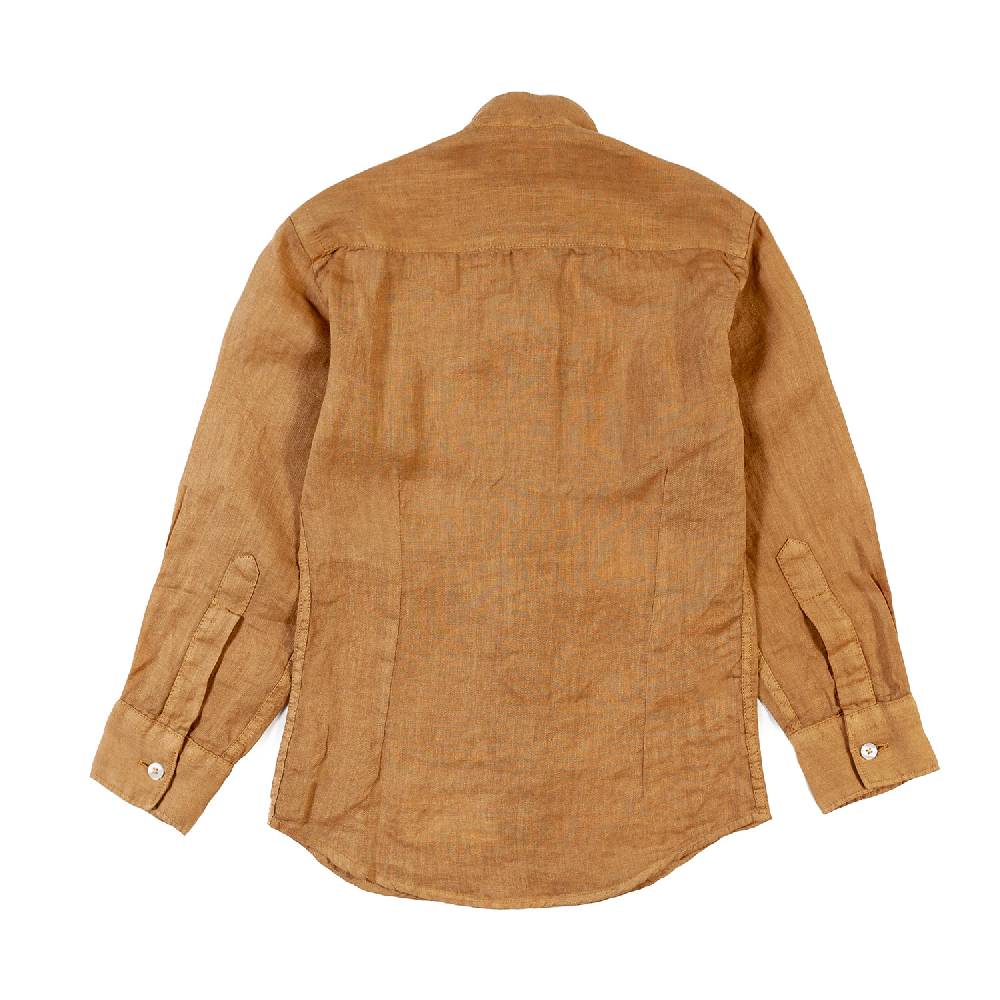 Nupkeet Camicia coreana lino sabbia Catanzaro Prezzo Ridotto