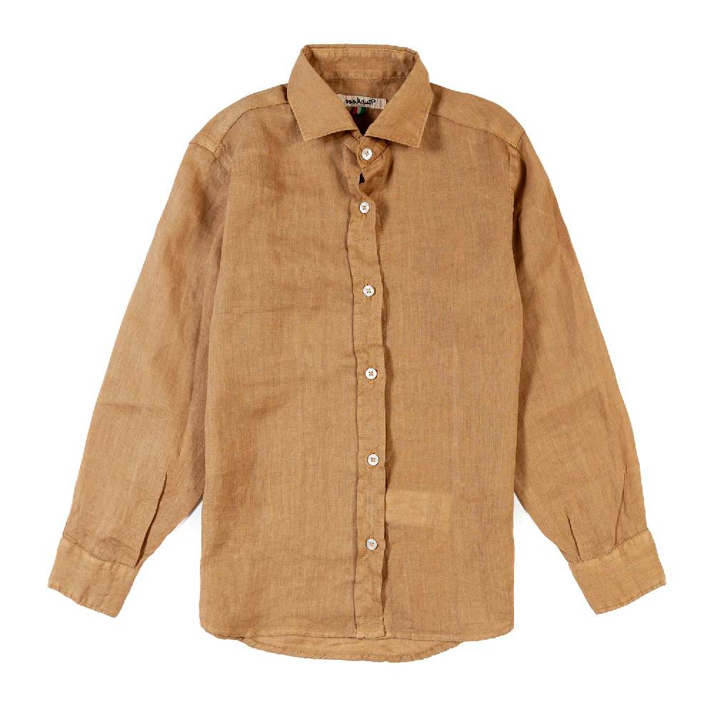 Nupkeet Camicia lino beige sabbia La Spezia Convenienza