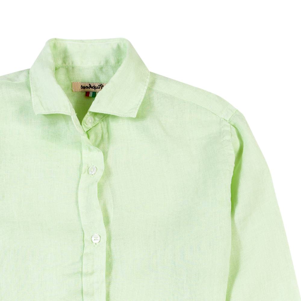 Nupkeet Camicia lino verde acqua La Spezia Presa
