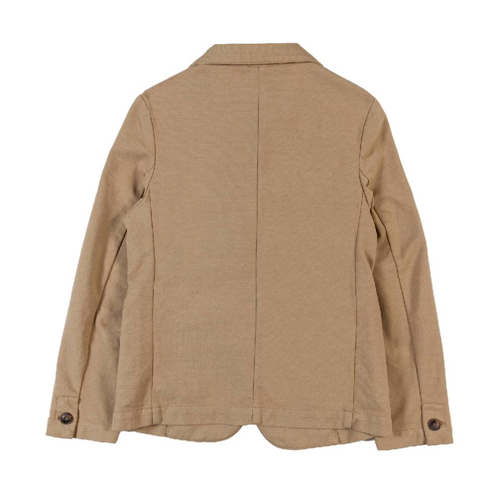 Nupkeet Giacca due bottoni beige sabbia Maratea Outlet