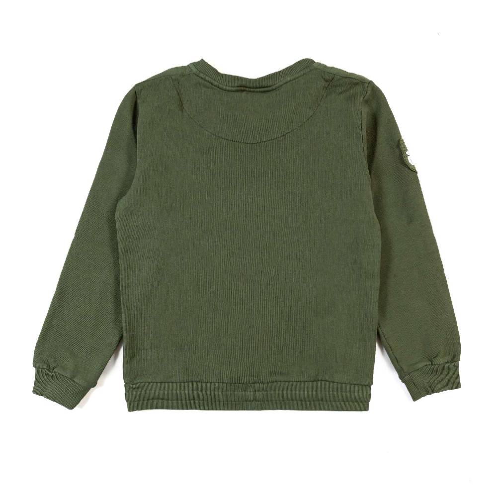 Nupkeet Felpa girocollo verde militare Bologna Vendita Economica