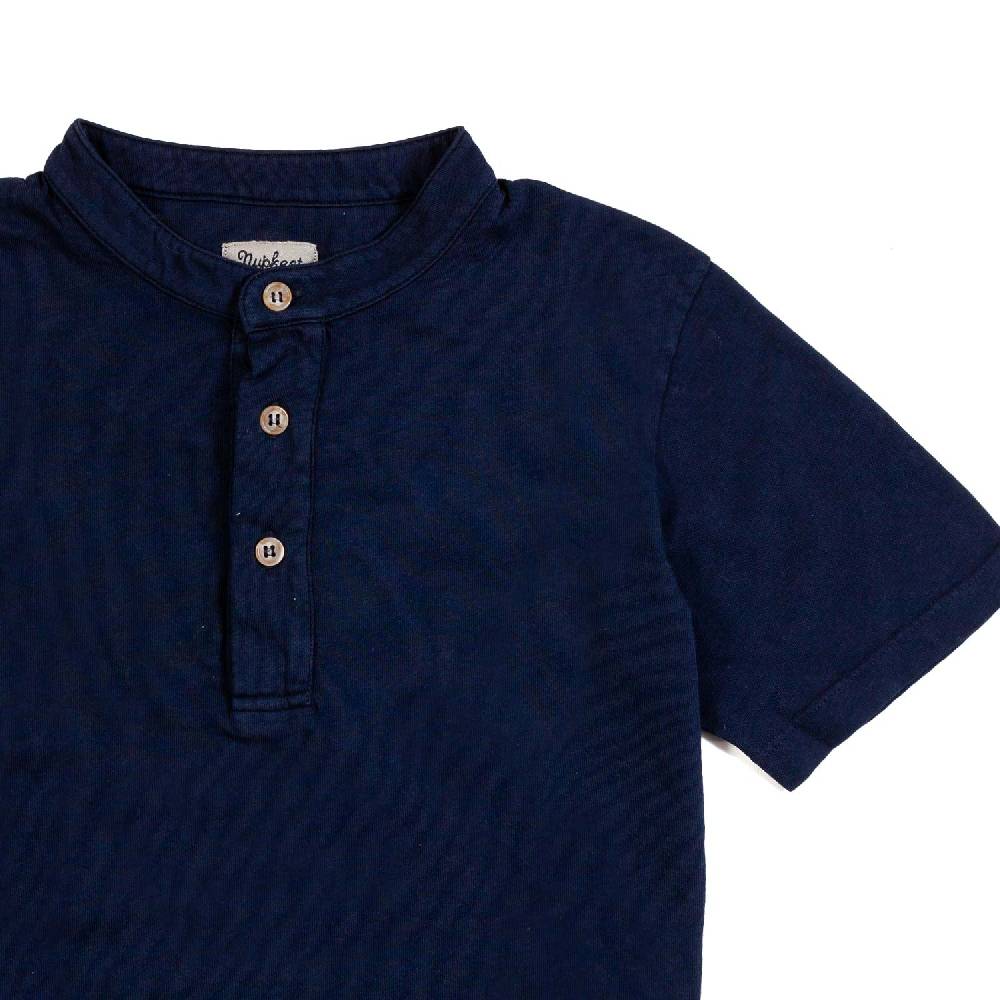 Nupkeet T-shirt serafino blu navy Brescia Discount Store per i nuovi prodotti
