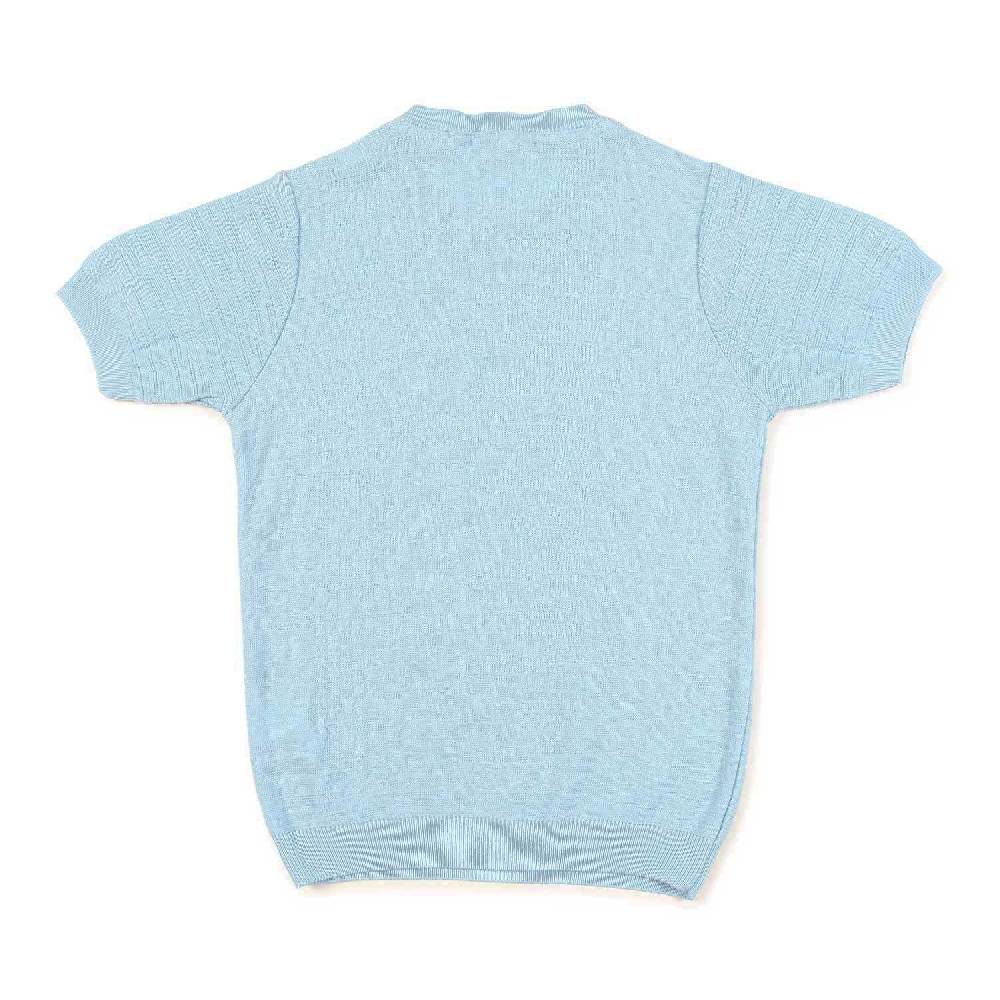 Nupkeet T-shirt tricot azzurro cielo Fano Enormi sconti