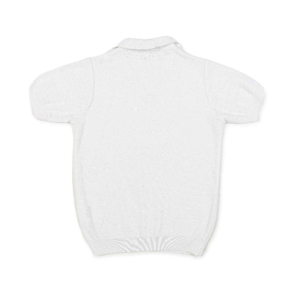 Nupkeet Polo tricot bianca Taranto 50% di sconto con spedizione gratuita