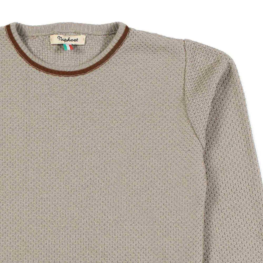 Nupkeet Pullover beige sabbia e cacao Lecce Esporta salva