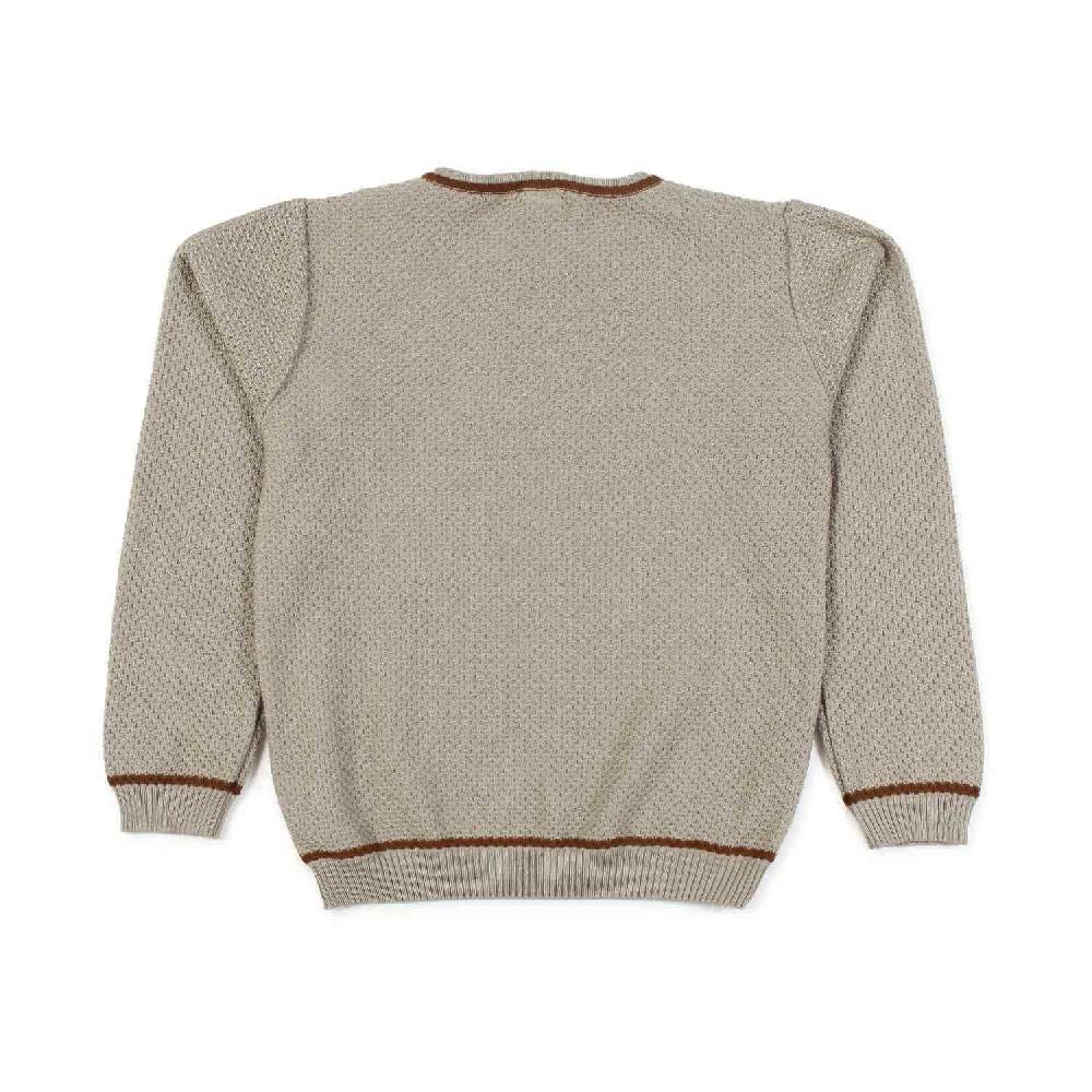 Nupkeet Pullover beige sabbia e cacao Lecce Esporta salva