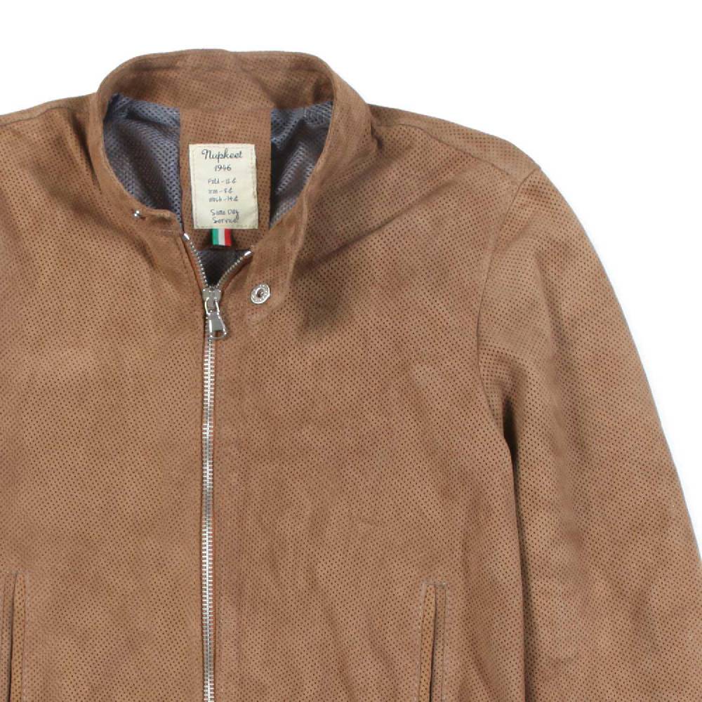 Nupkeet Bomber camoscio marrone Pesaro Black Friday Prezzi