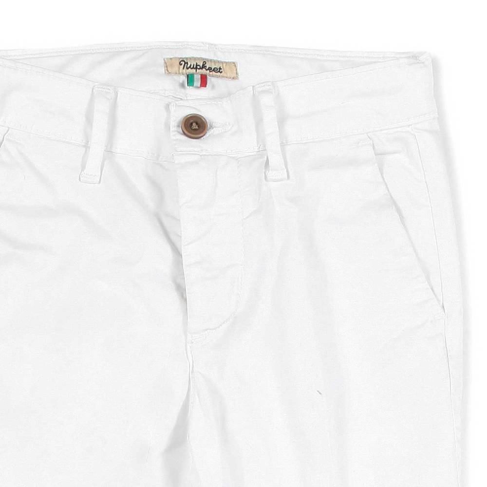Nupkeet Pantalone raso bianco Piacenza Acquista Ora
