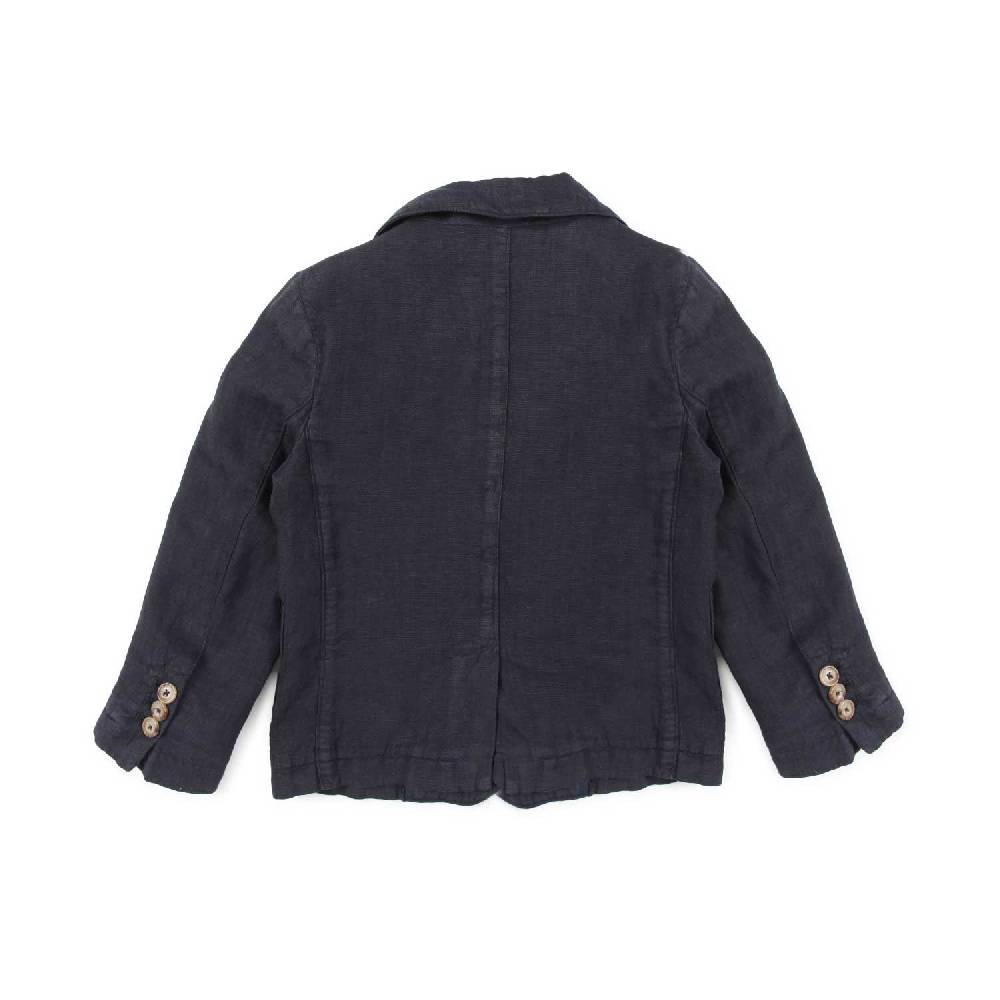 Nupkeet Giacca lino blu navy Ancona Novità