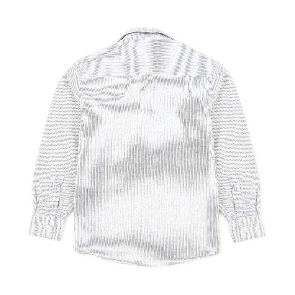 Nupkeet Camicia grigia e nera a righe Modena Offerte
