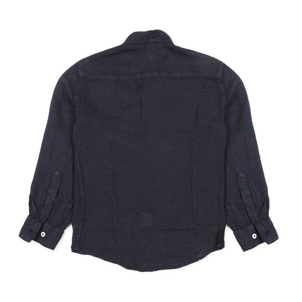 Nupkeet Camicia coreana lino blu Catanzaro Vendite Flash