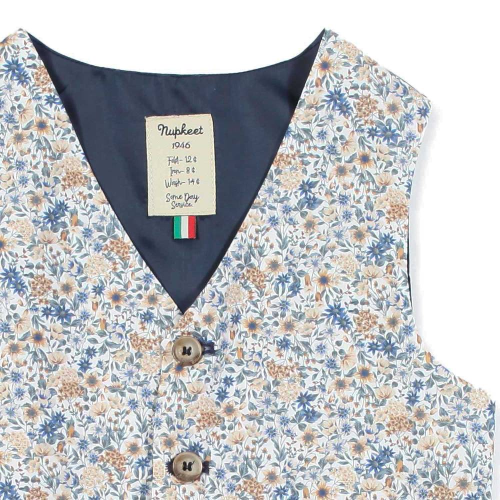 Nupkeet Gilet floreale multicolor Latina In Saldo