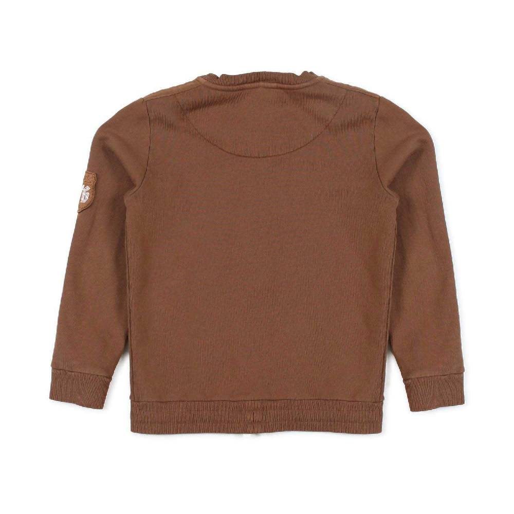 Nupkeet Felpa girocollo marrone cacao Bologna Flash Sale