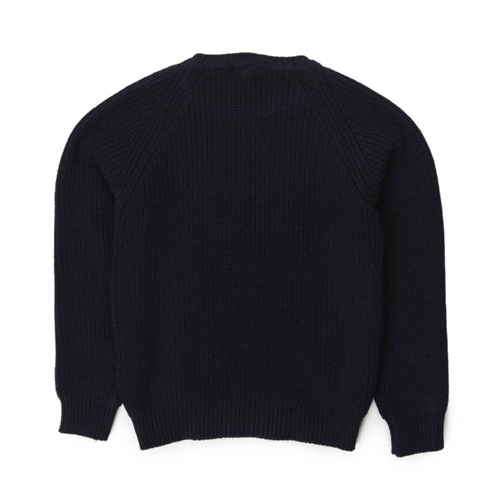 Nupkeet Maglione Alfonso blu navy a coste Offerta per la Festa della Mamma