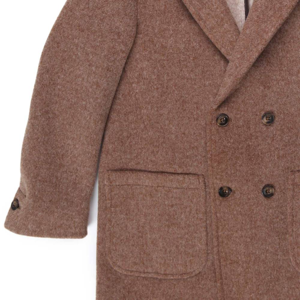 Nupkeet Cappotto Oliviero tabacco melange Smaltimento dello stoccaggio