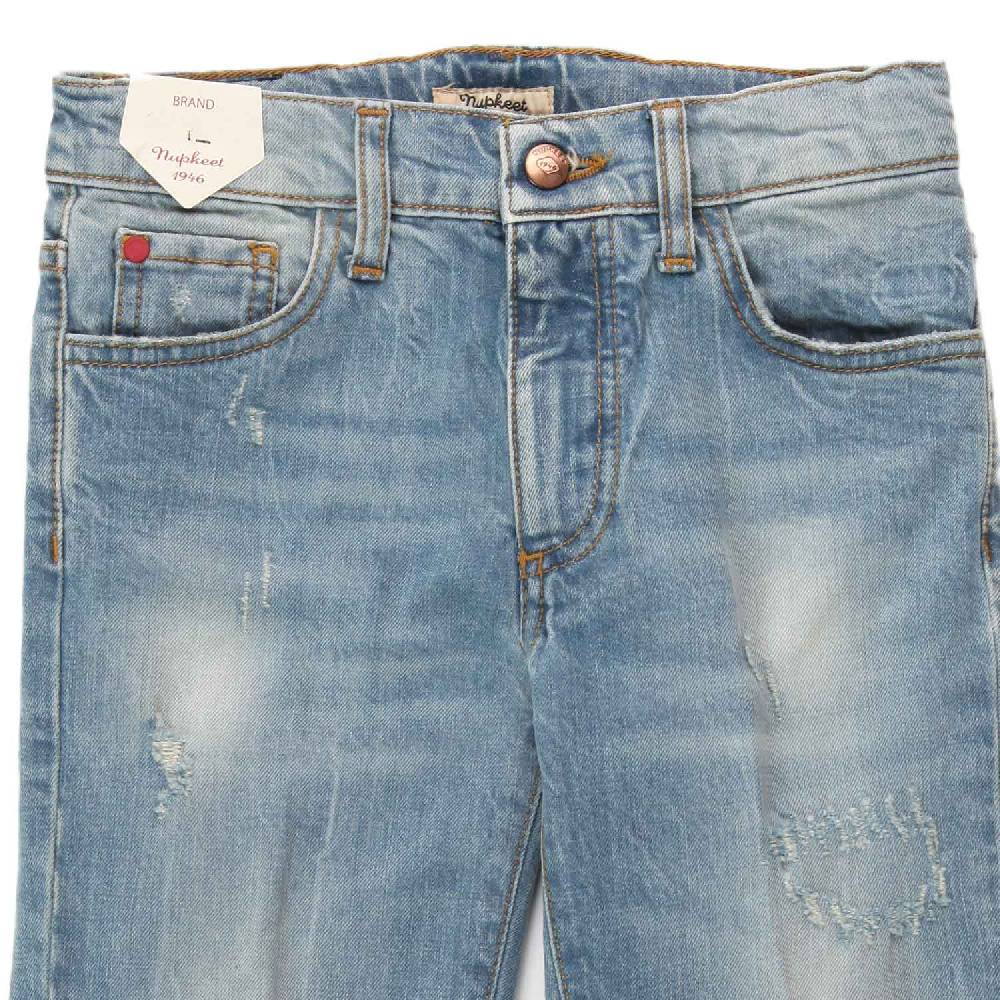 Nupkeet Jeans Augusto blu chiaro sporcato Offerte stagionali