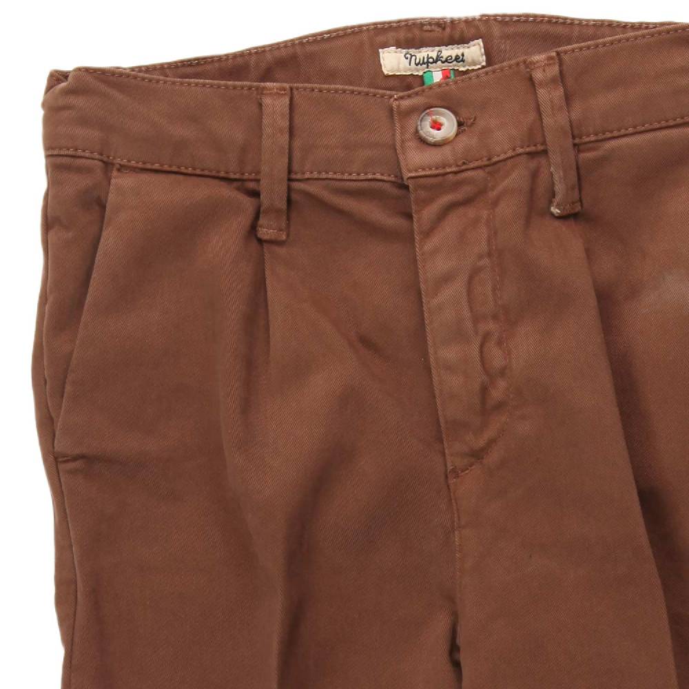 Nupkeet Pantalone Fabrizio marrone moro Sconti VIP