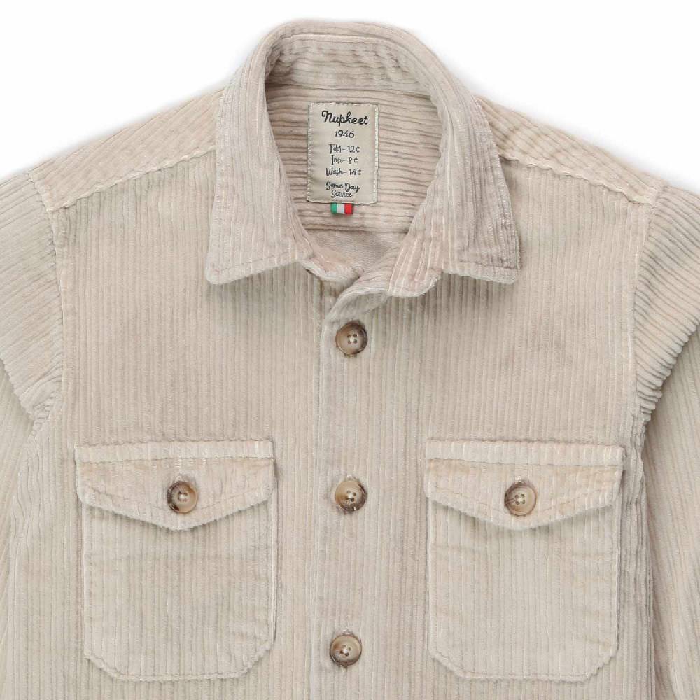 Nupkeet Giacca a camicia Elio panna Ultimi due giorni