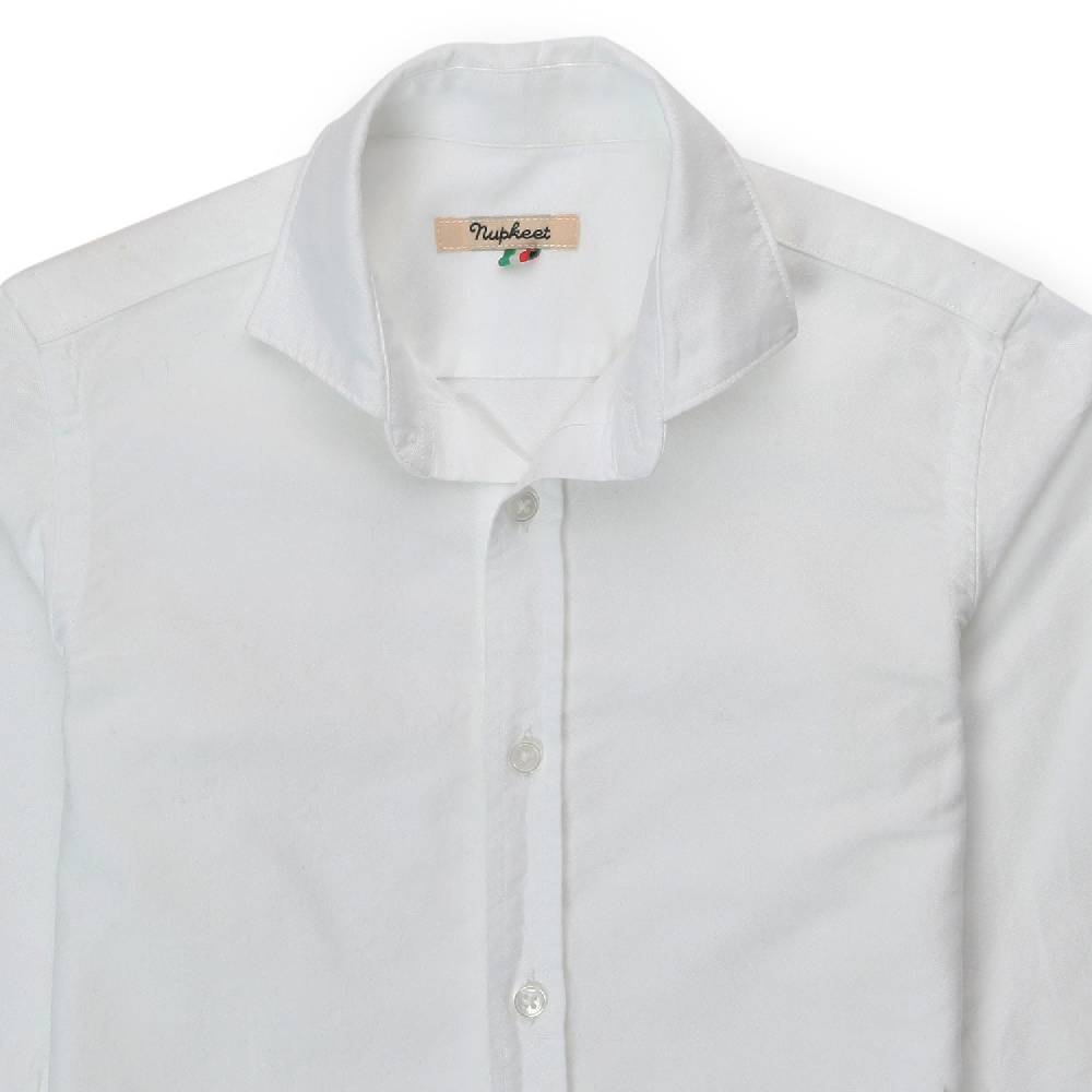 Nupkeet Camicia Alfio bianca Sostegno trimestrale