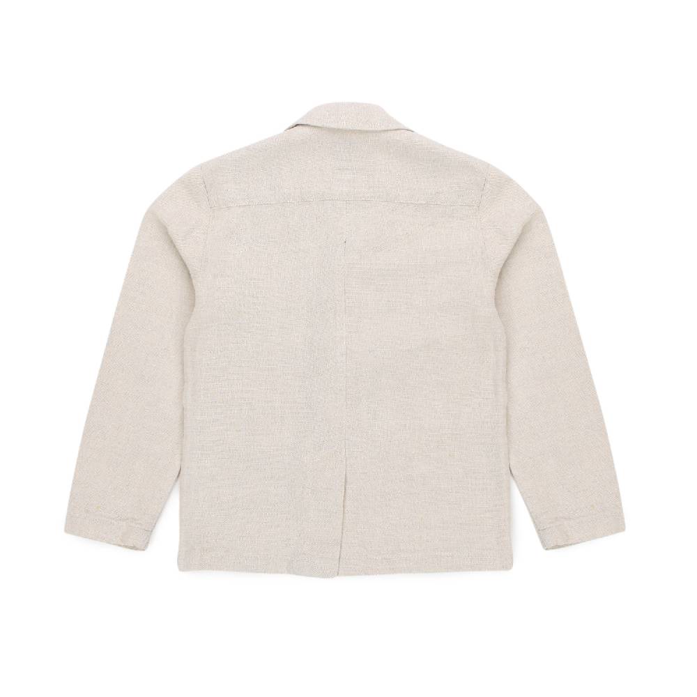 Nupkeet Giaccone misto lino Hawaii bianco panna 2025