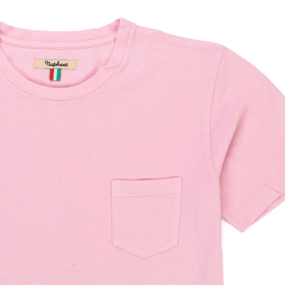 Nupkeet T-shirt Bes rosa peonia In Linea