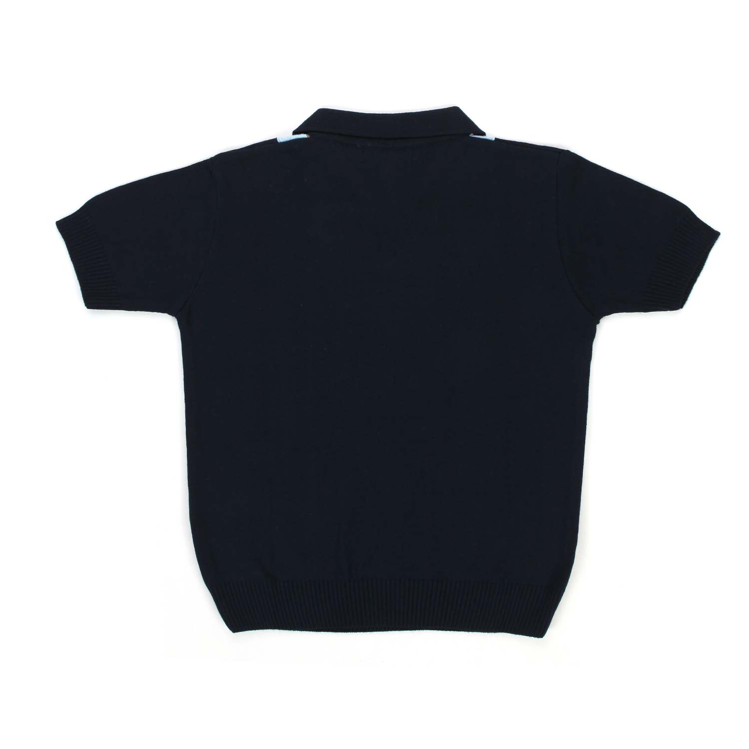 Nupkeet Polo Panay blu in tricot Pezzi Unici