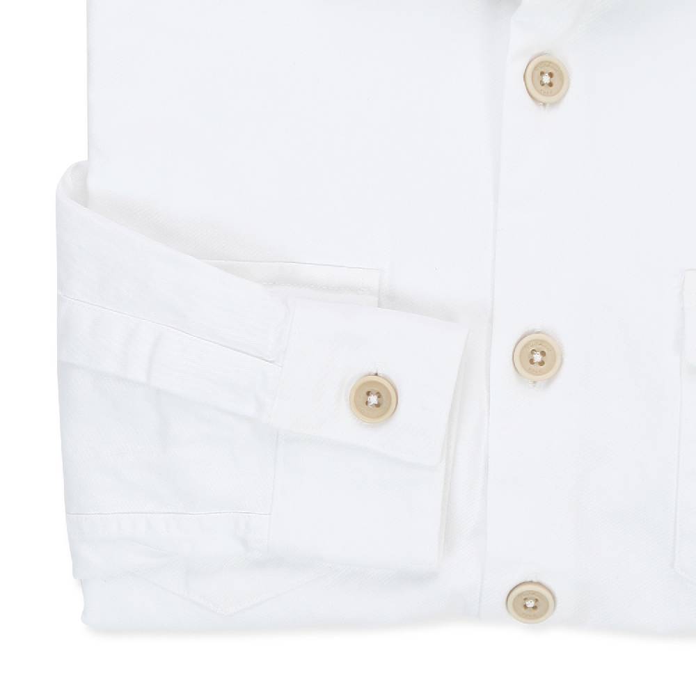 Nupkeet Giacca a camicia Portorico bianca Sconto