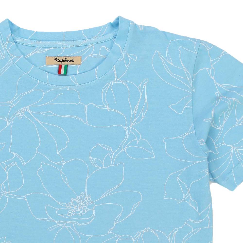 Nupkeet T-shirt Zanzibar azzurra Sconto di tempo limitato