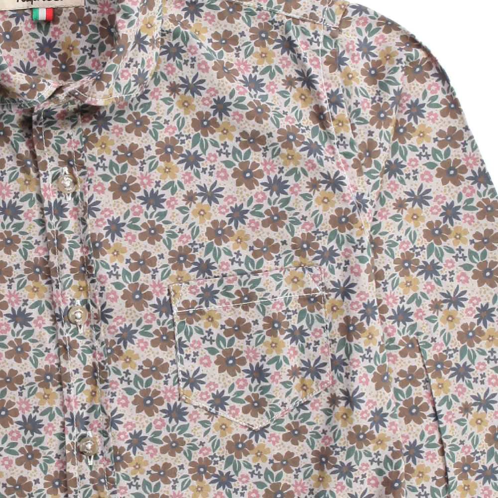 Nupkeet Geko a fiori – Camicia in popeline multicolor Hotsell