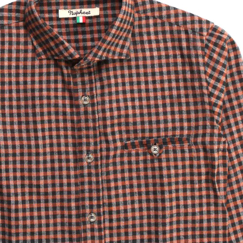 Nupkeet Ghiro a quadretti – Camicia in flanella multicolor Vendita Economica