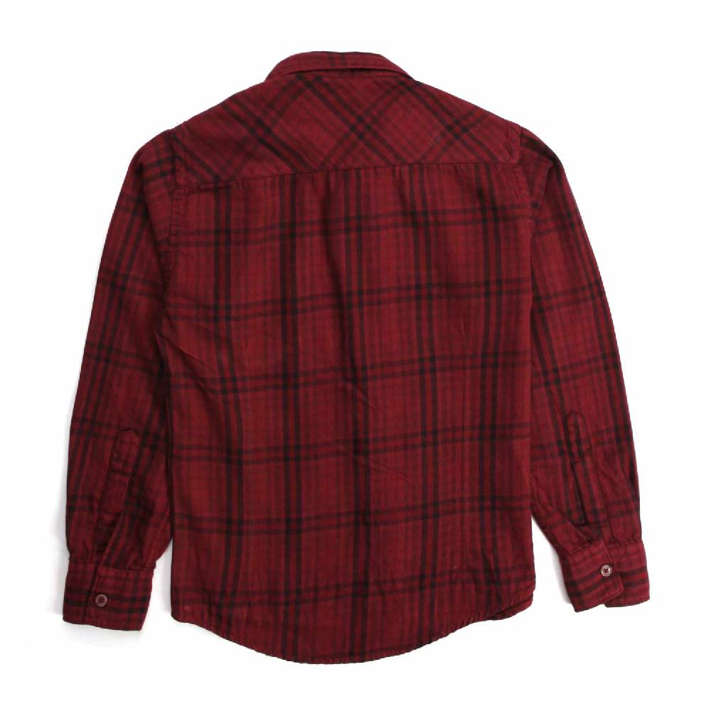 Nupkeet Talpa bordeaux – Camicia in flanella tartan In Saldo