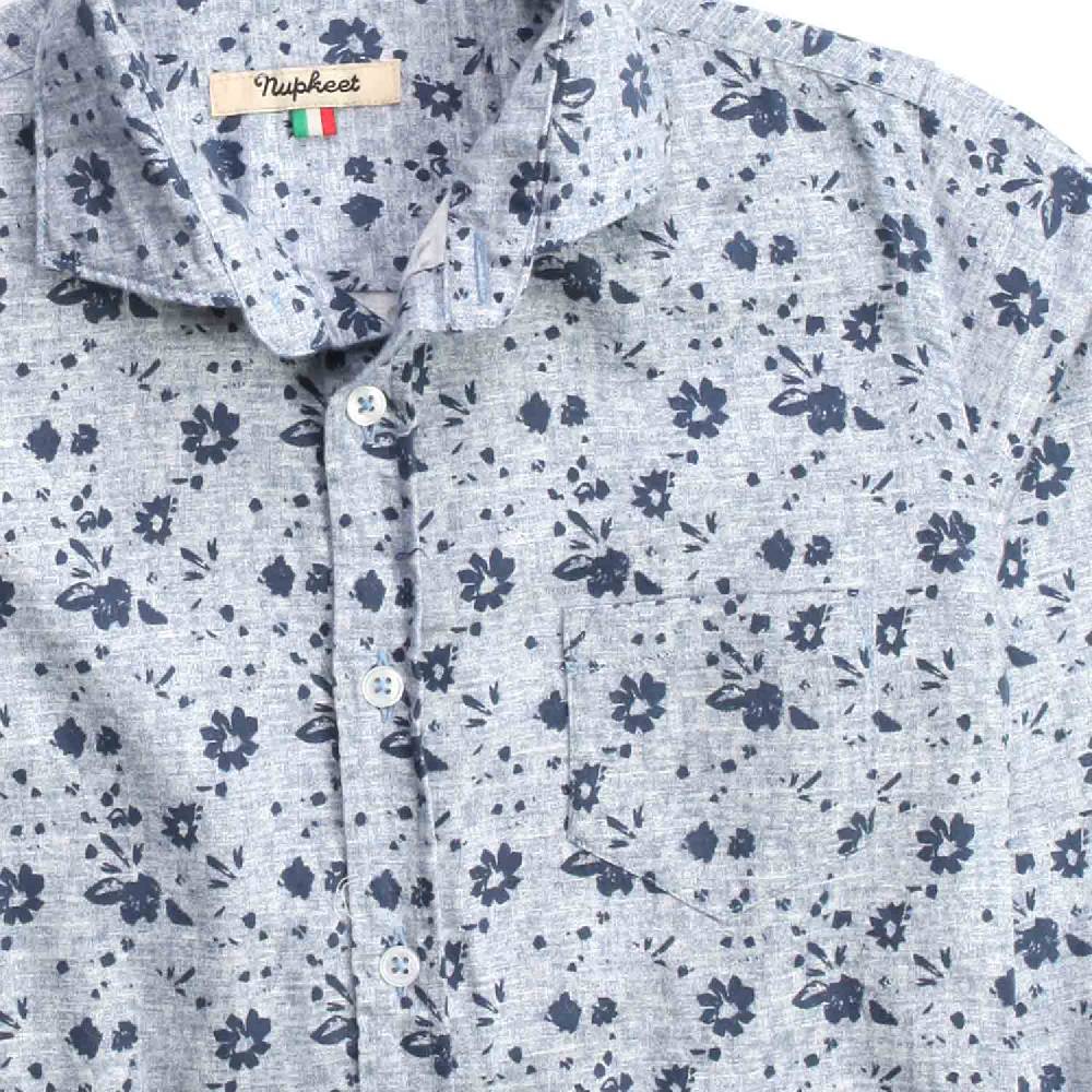 Nupkeet Murena azzurra – Camicia in flanella tartan Nuova
