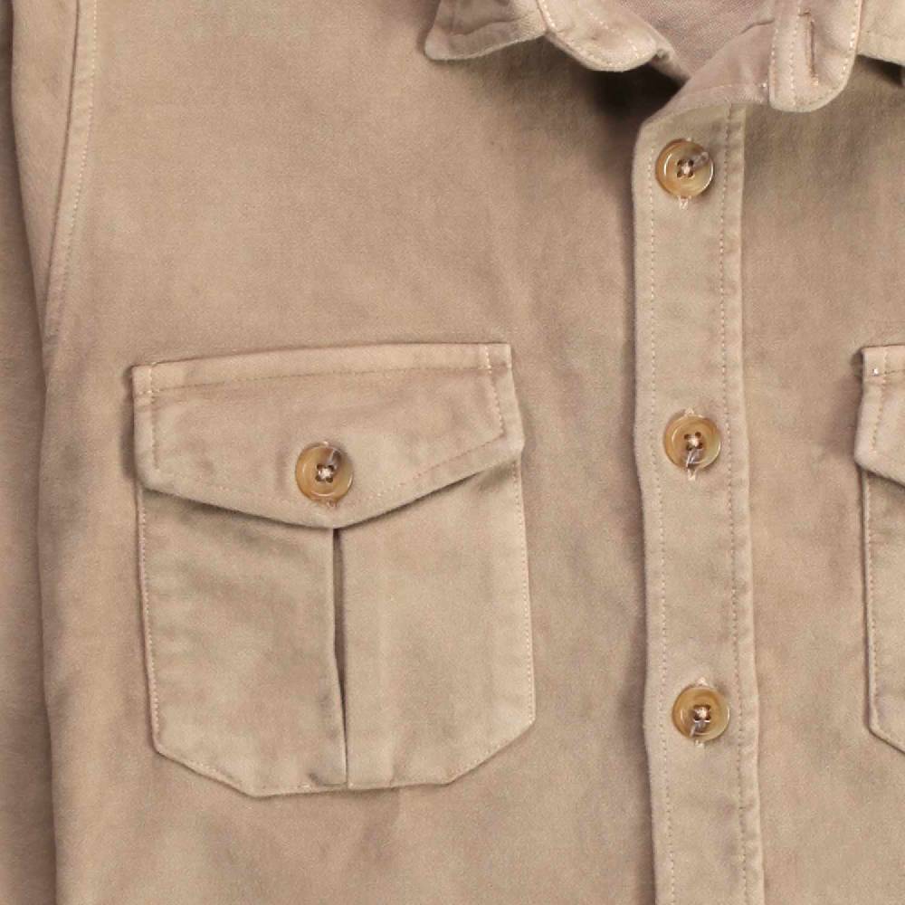 Nupkeet Canarino gianduia – Giacca a camicia in fustagno Spedizione gratuita