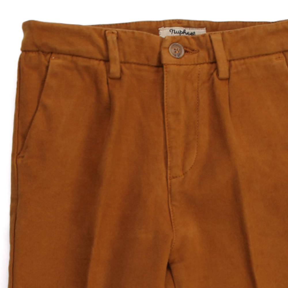 Nupkeet Gallo ocra – Pantalone fustagno bambino e teen Sconto di tempo limitato