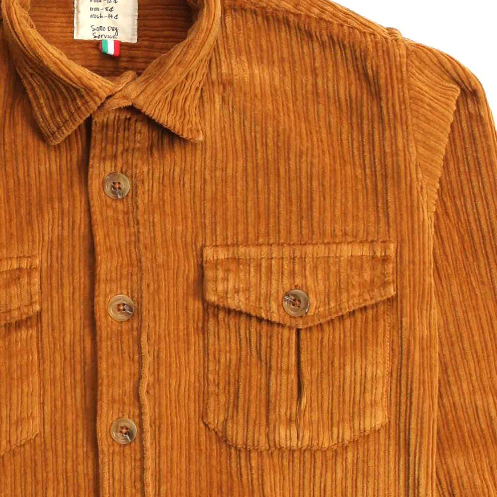 Nupkeet Coccodrillo ocra – Giacca a camicia in velluto Negozio online di fabbrica