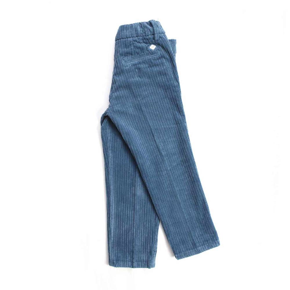 Nupkeet Gatto blu avio – Pantalone in velluto bambino e ragazzo Prezzo di fabbrica