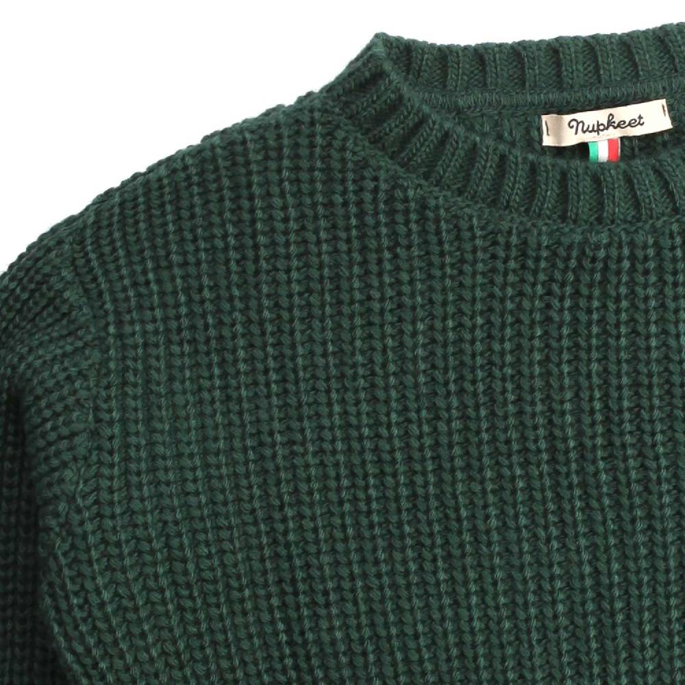 Nupkeet Cormorano verdone – Pullover in tricot a coste Nuovi prodotti