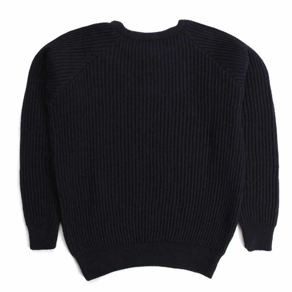 Nupkeet Aquila blu scuro – Pullover in tricot a coste Liquidazione