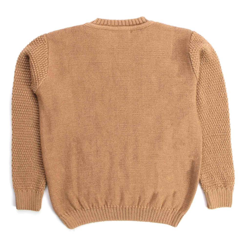 Nupkeet Faina cammello – Pullover in tricot con trecce Enormi risparmi