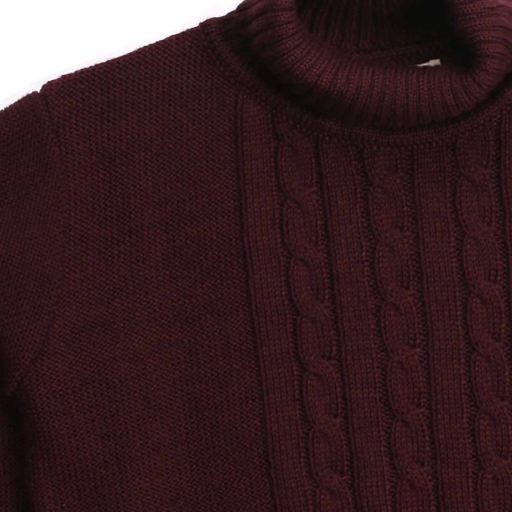 Nupkeet Cane prugna – Pullover collo alto in tricot Prezzo basso