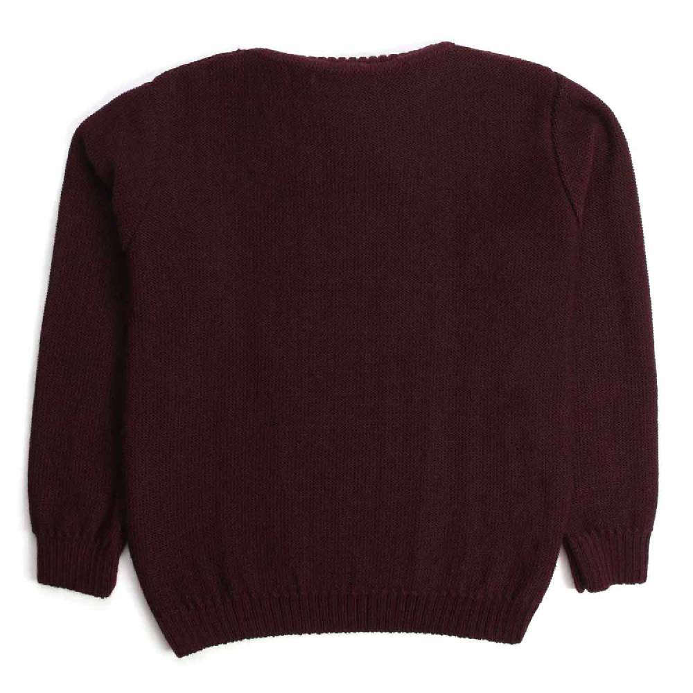 Nupkeet Cane prugna – Pullover collo alto in tricot Prezzo basso
