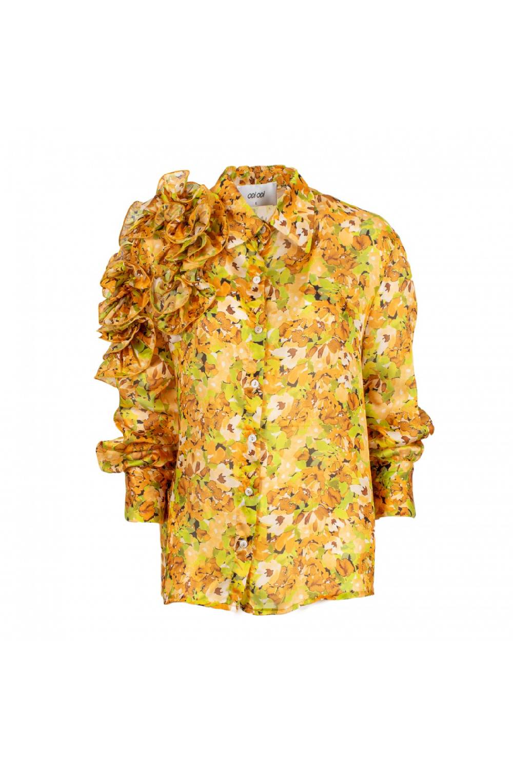 Odì Odì EMORY 250S402 CAMICIE e BLUSE FIORE SENAPE 3468 Ultimi due giorni