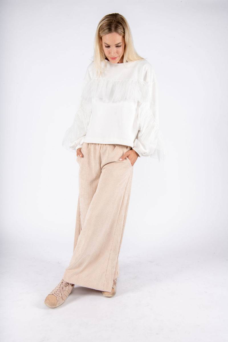 ﻿Olive E Miele FELPA MAGGIE WHITE Promozione